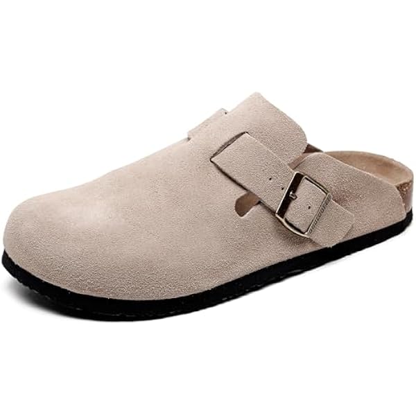 Clogs For Women, Womens Clogs- Mules House Slipers With Arch Support And Adjustable Buckle