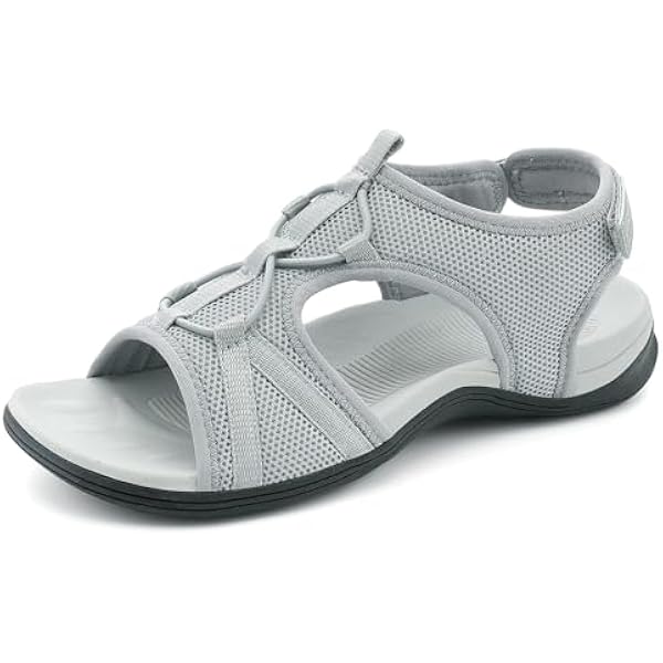 Womens Hiking Sandals Comfortable Walking Sandals Summer Sport Breathable Arch Support
